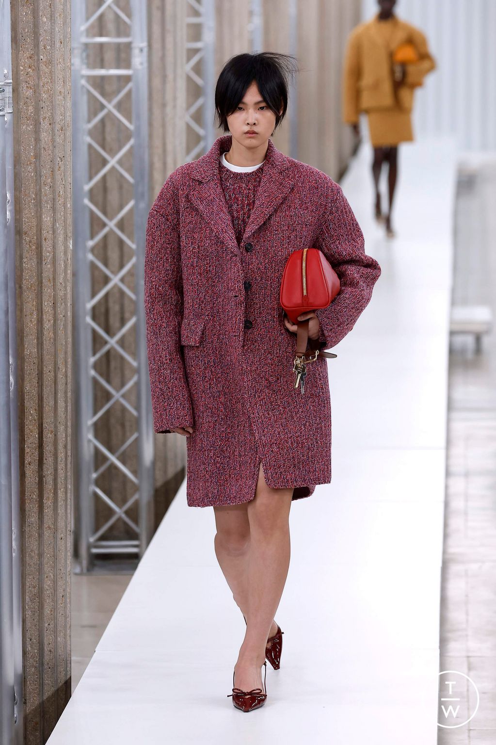 Fashion Week Paris Fall/Winter 2023 look 27 from the Miu Miu collection 女装