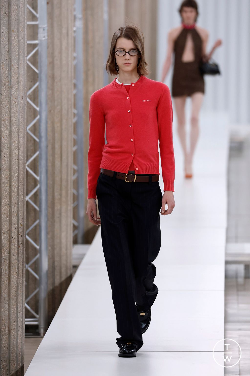 Fashion Week Paris Fall/Winter 2023 look 59 de la collection Miu Miu womenswear