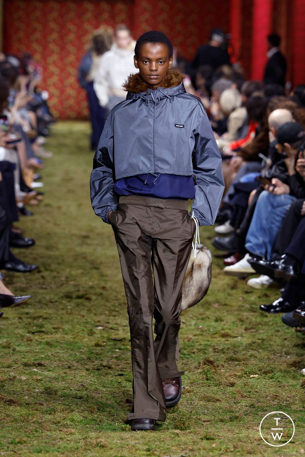 Fashion Week Paris Fall/Winter 2026 look 39 from the Miu Miu collection 女装