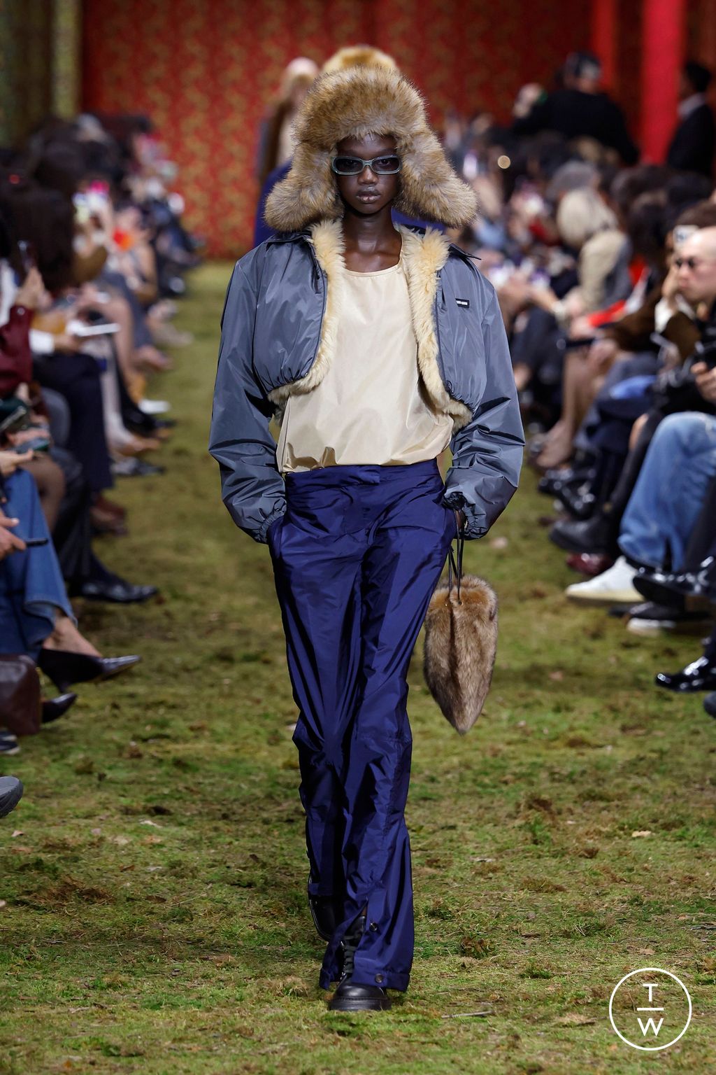 Fashion Week Paris Fall/Winter 2026 look 41 de la collection Miu Miu womenswear