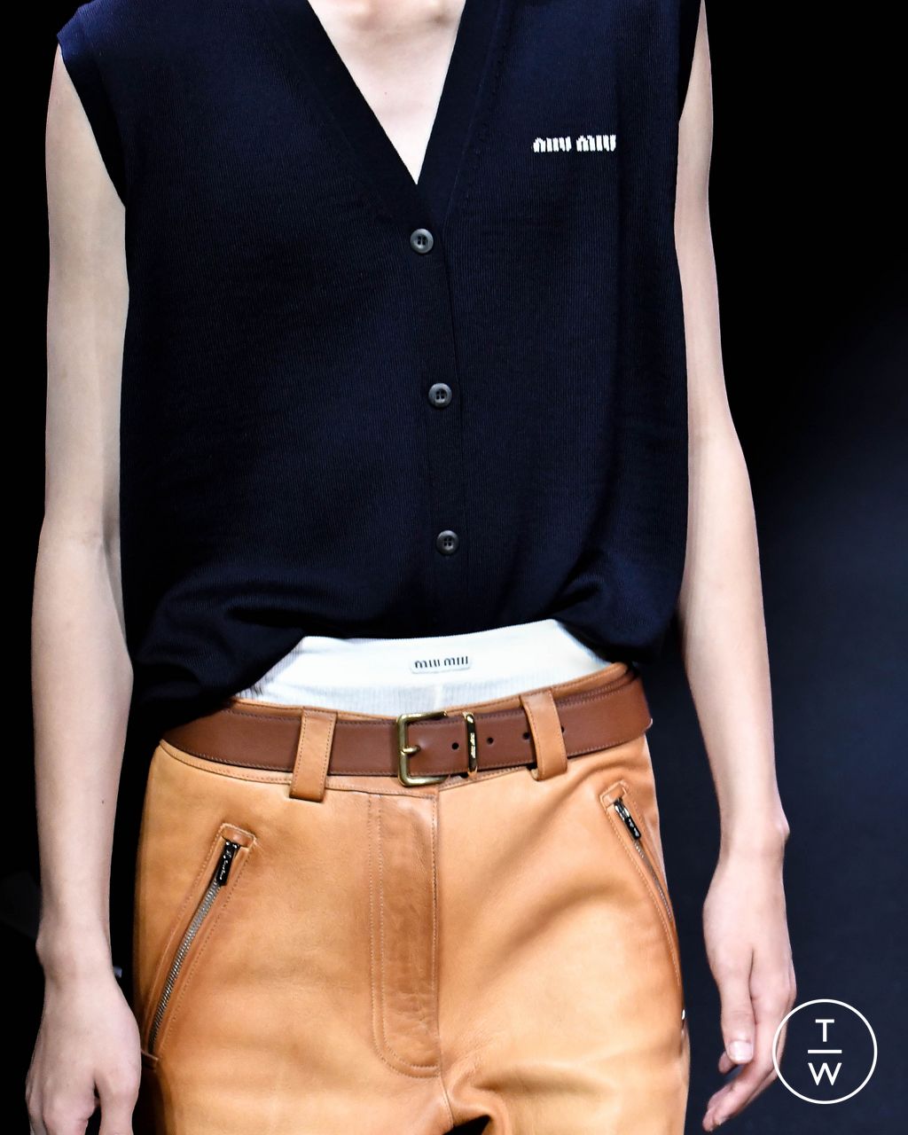 Fashion Week Paris Spring/Summer 2023 look 9 from the Miu Miu collection womenswear accessories