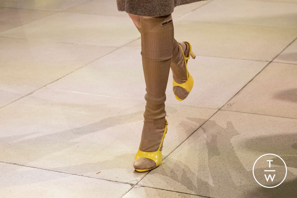 Fashion Week Paris Fall/Winter 2025 look 13 from the Miu Miu collection womenswear accessories