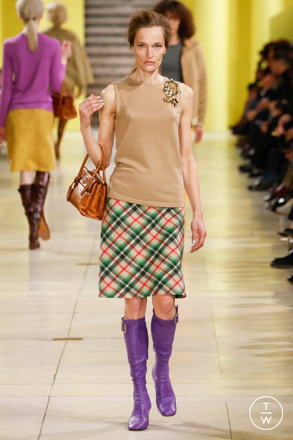 Fashion Week Paris Fall/Winter 2025 look 22 de la collection Miu Miu womenswear