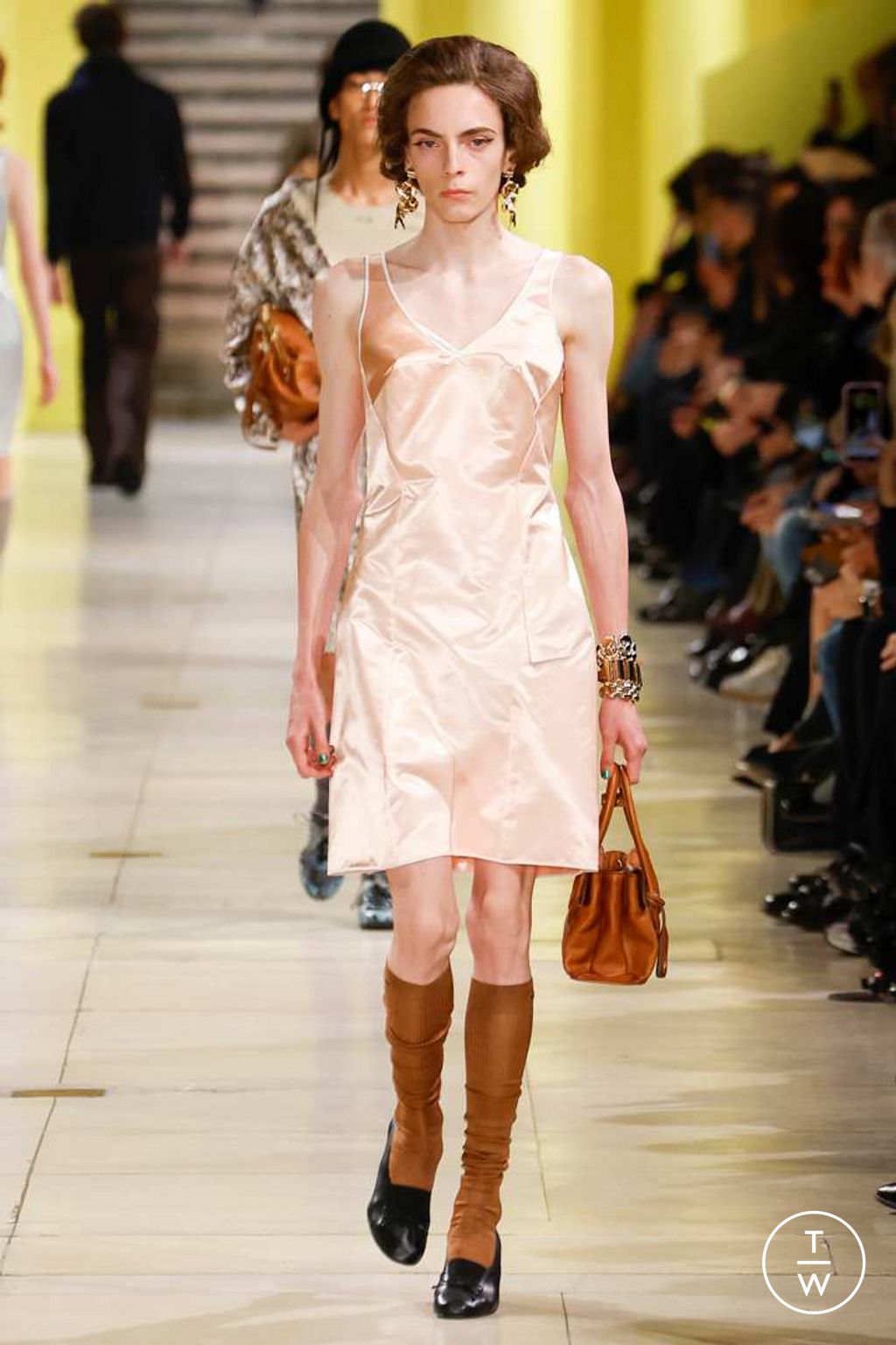 Fashion Week Paris Fall/Winter 2025 look 37 from the Miu Miu collection womenswear