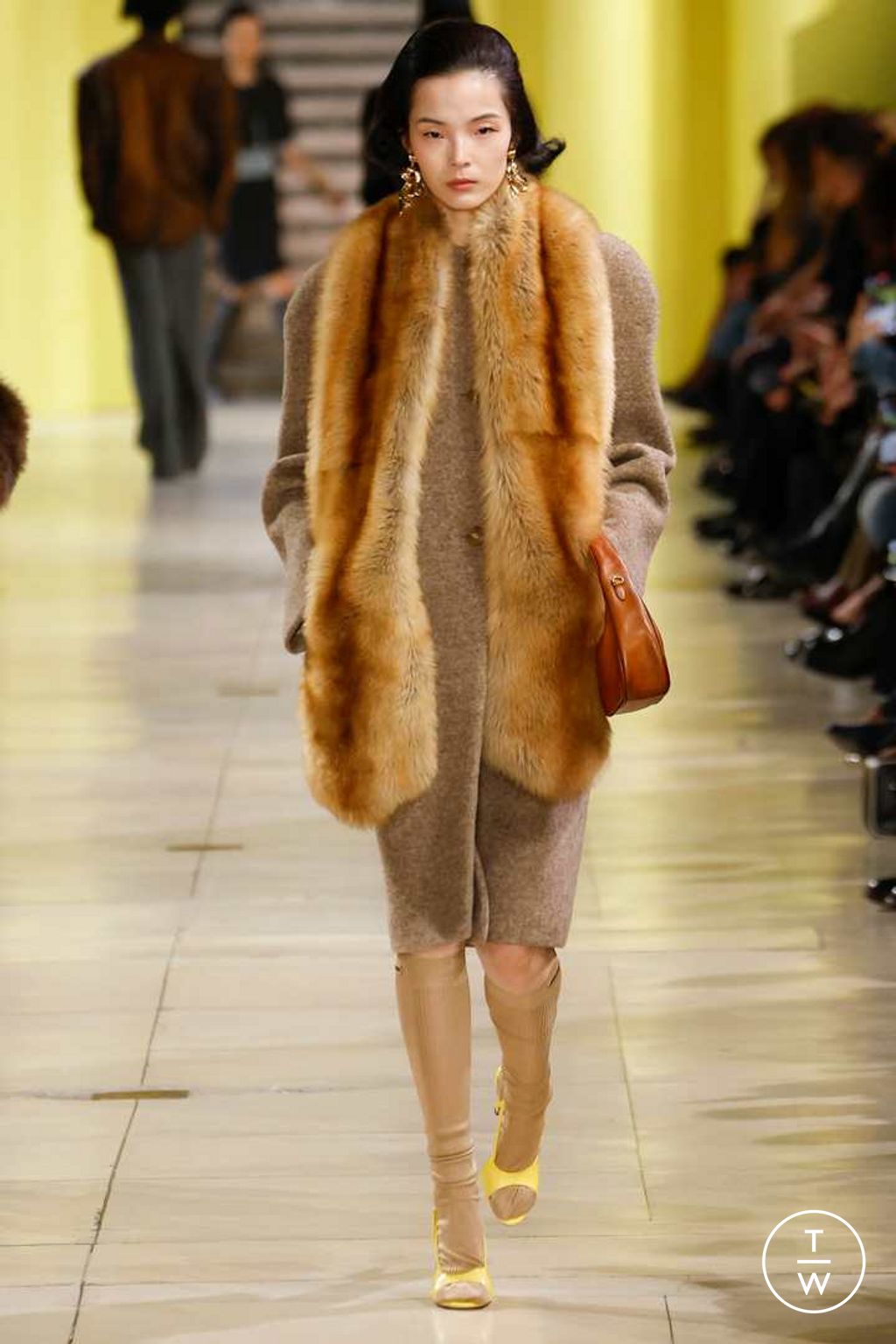 Fashion Week Paris Fall/Winter 2025 look 50 from the Miu Miu collection womenswear