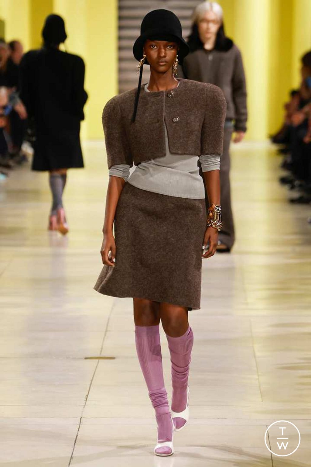 Fashion Week Paris Fall/Winter 2025 look 53 de la collection Miu Miu womenswear
