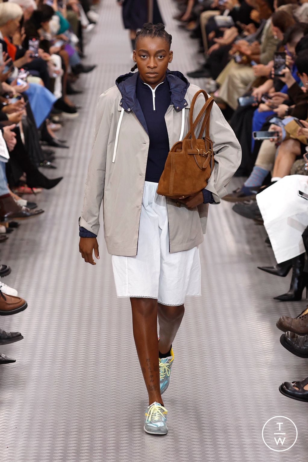 Fashion Week Paris Spring/Summer 2025 look 10 from the Miu Miu collection womenswear