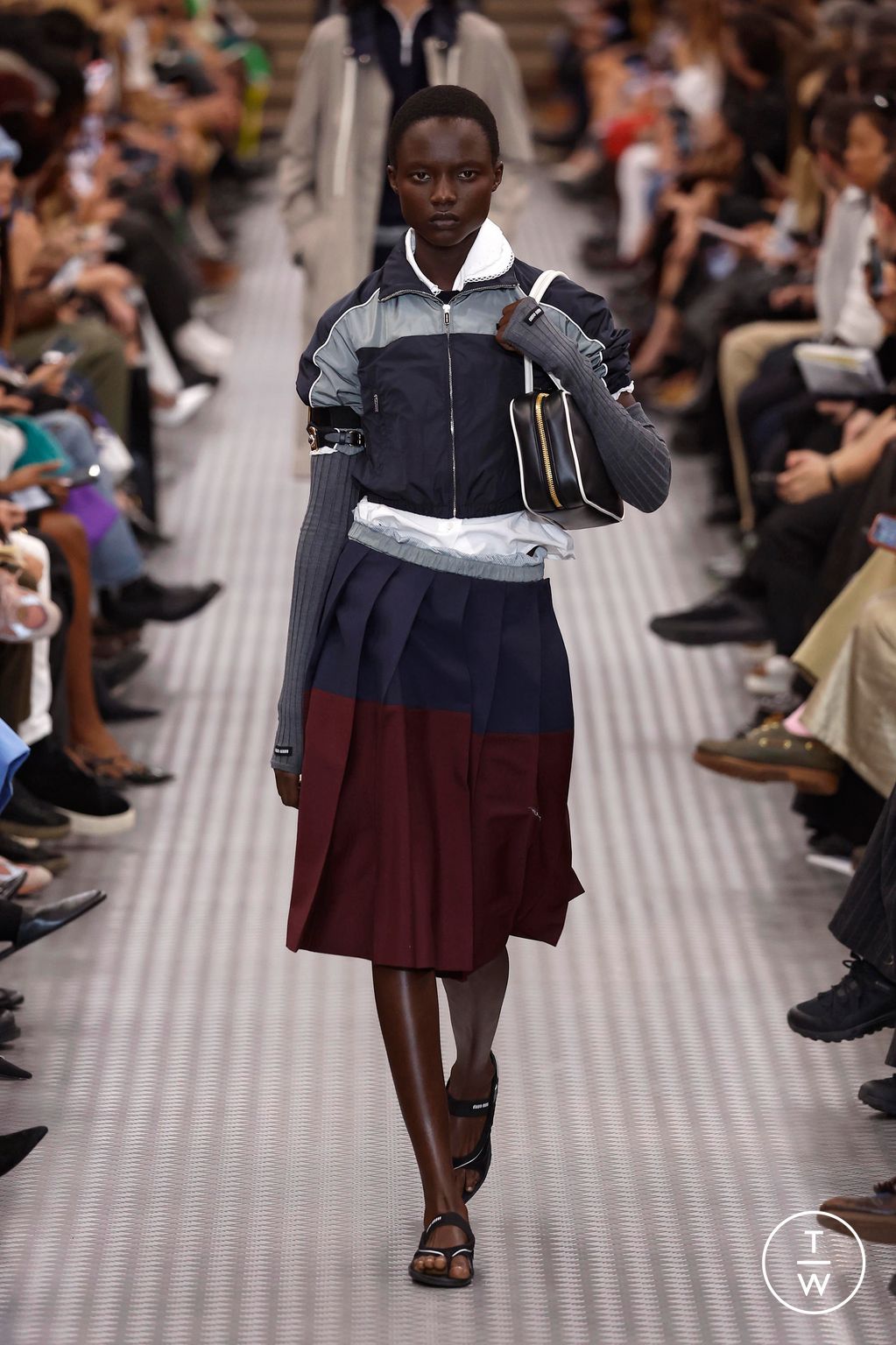 Fashion Week Paris Spring/Summer 2025 look 13 from the Miu Miu collection womenswear