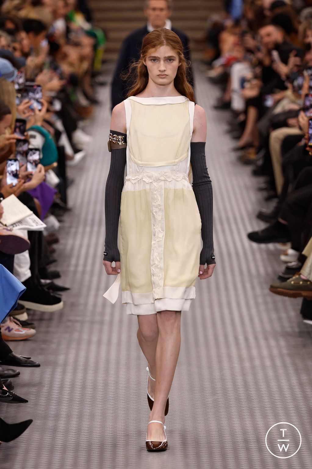 Fashion Week Paris Spring-Summer 2025 look 66 from the Miu Miu collection womenswear