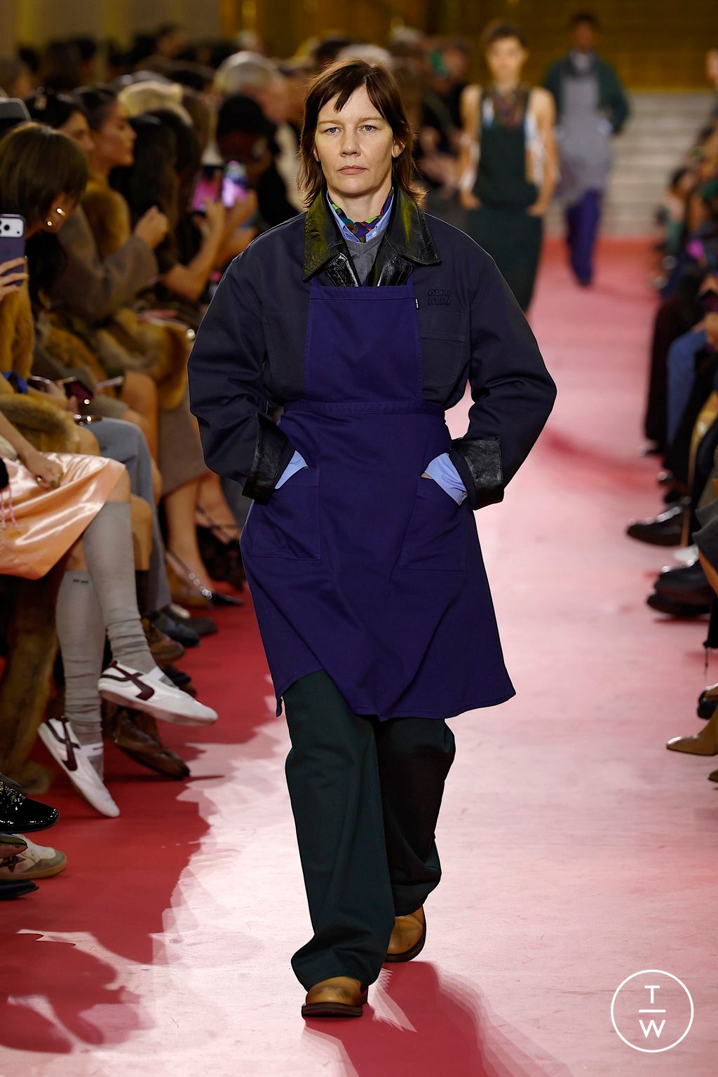 Fashion Week Paris Spring/Summer 2026 look 1 from the Miu Miu collection womenswear