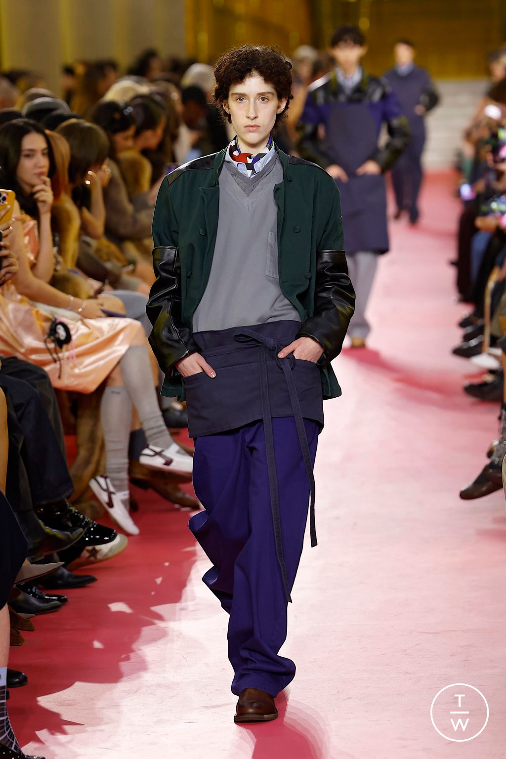 Fashion Week Paris Spring/Summer 2026 look 7 from the Miu Miu collection womenswear