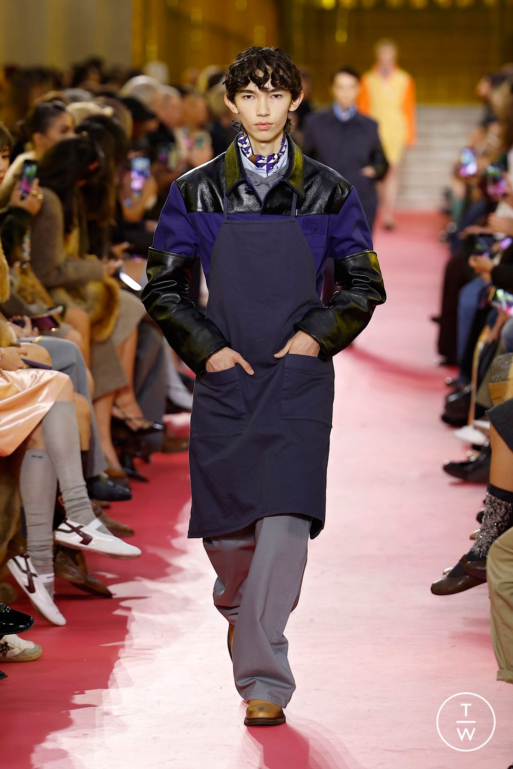 Fashion Week Paris Spring/Summer 2026 look 8 from the Miu Miu collection womenswear