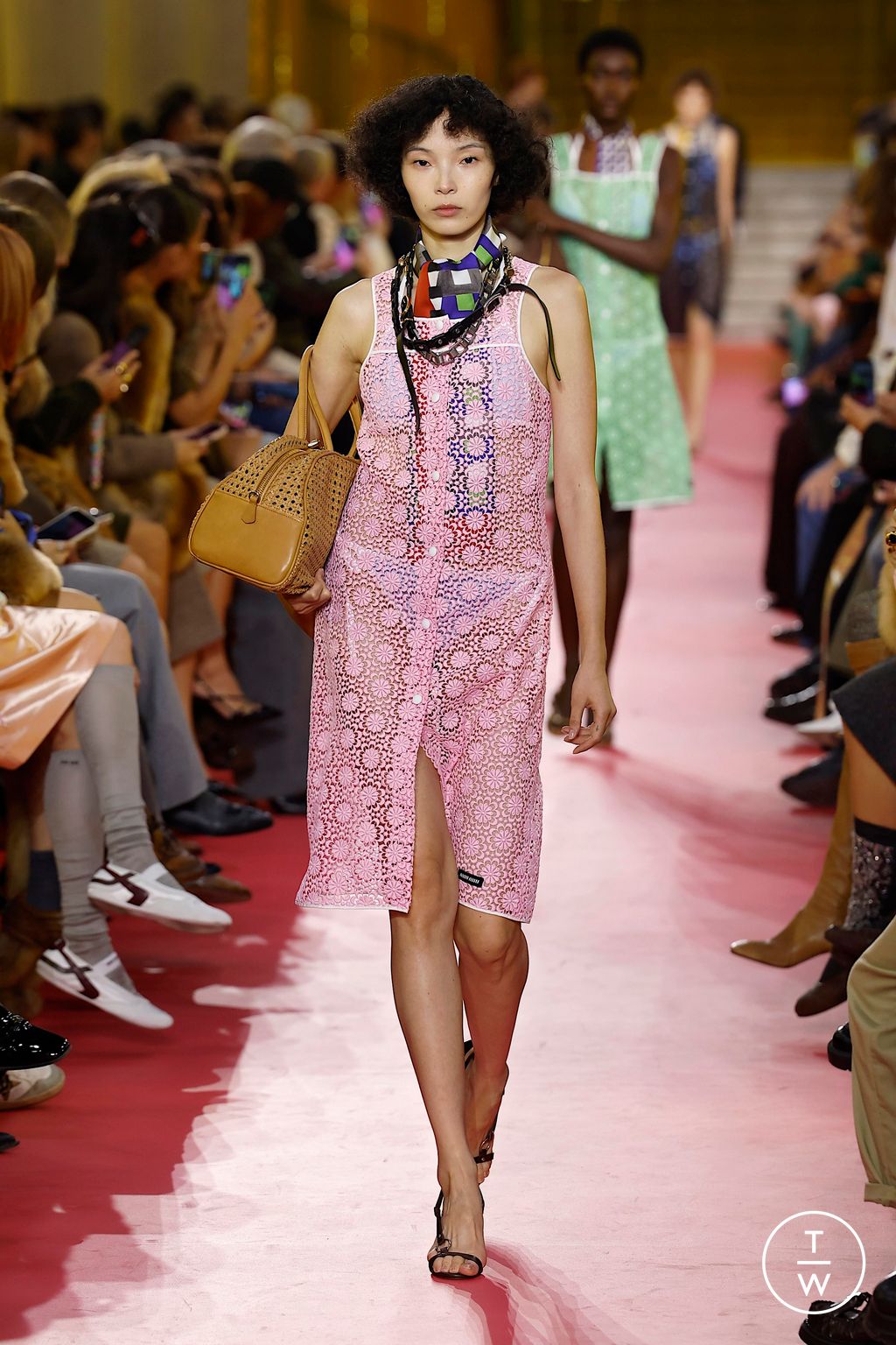 Fashion Week Paris Spring/Summer 2026 look 20 from the Miu Miu collection womenswear