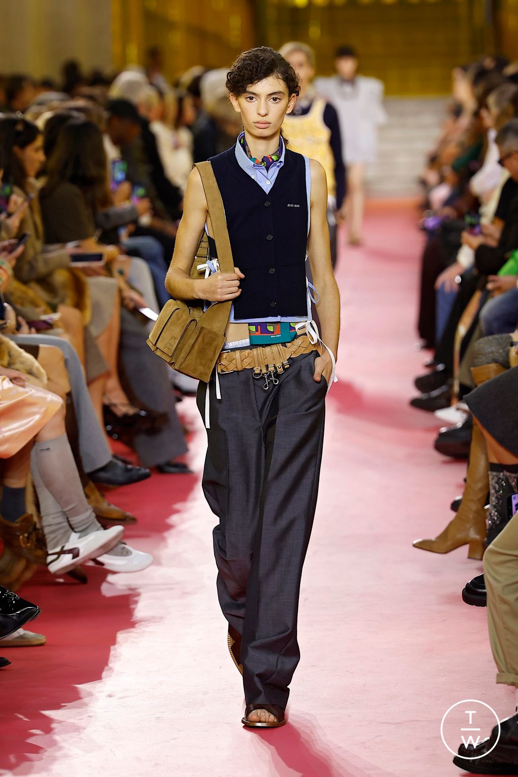 Fashion Week Paris Spring/Summer 2026 look 33 from the Miu Miu collection womenswear