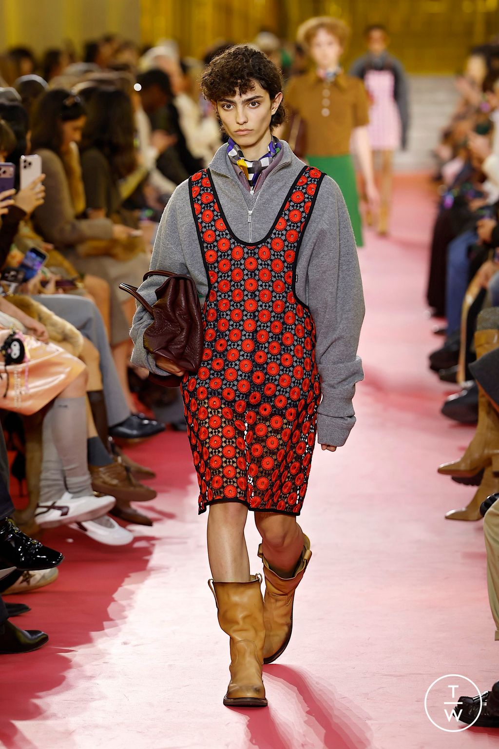 Fashion Week Paris Spring/Summer 2026 look 42 from the Miu Miu collection womenswear