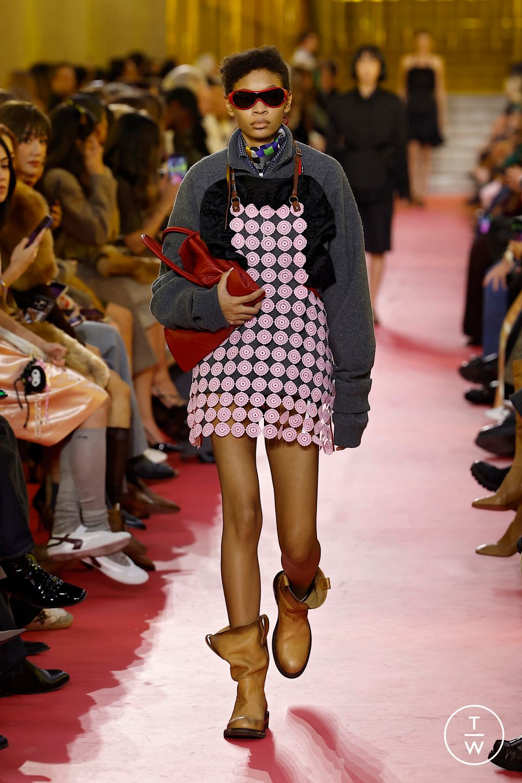 Fashion Week Paris Spring/Summer 2026 look 44 from the Miu Miu collection womenswear