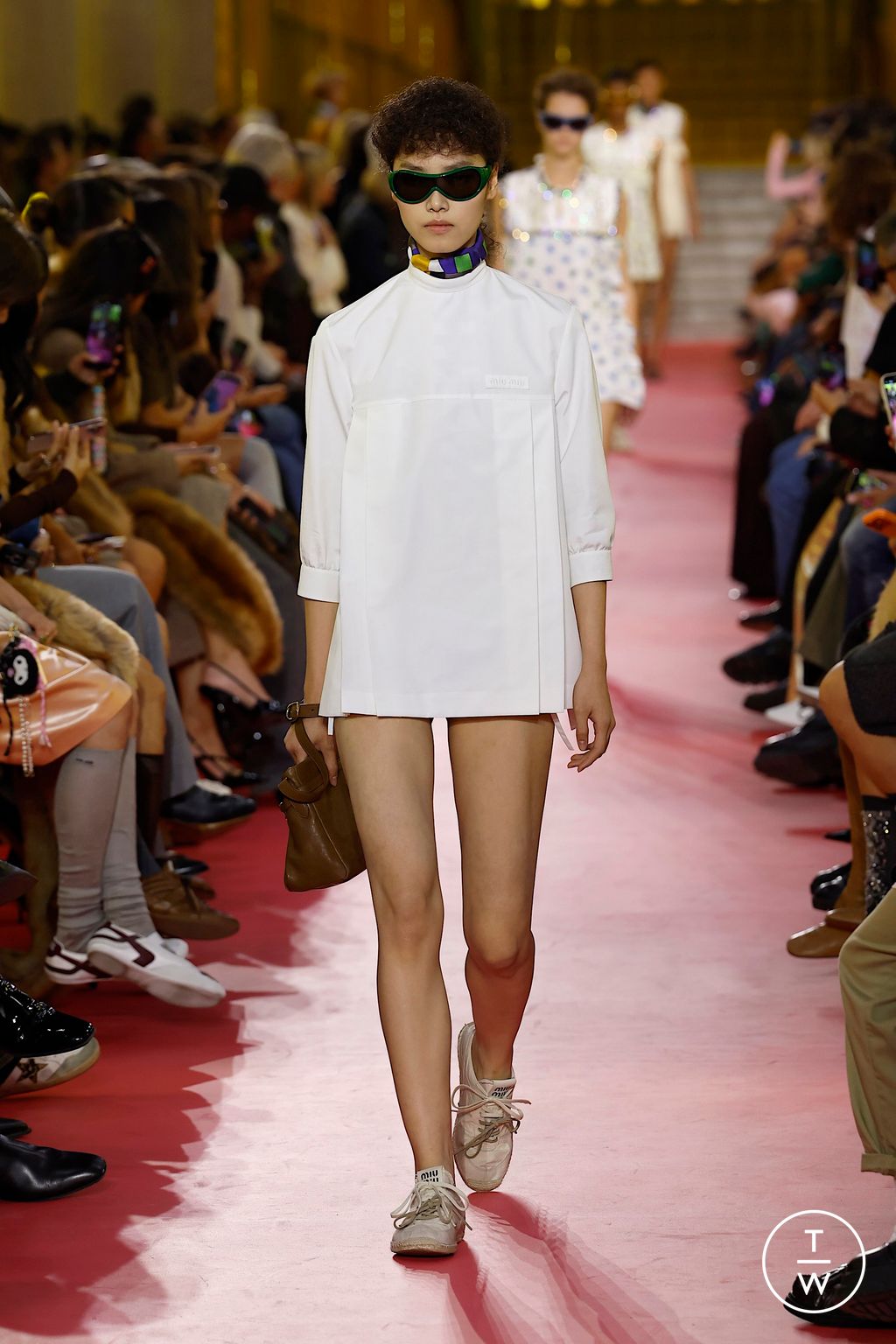 Fashion Week Paris Spring/Summer 2026 look 55 from the Miu Miu collection womenswear
