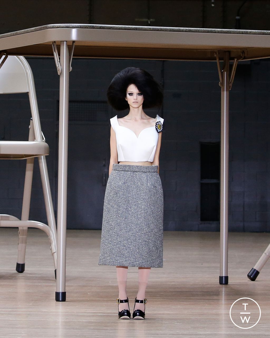 Fashion Week New York Spring/Summer 2024 look 1 de la collection Marc Jacobs womenswear