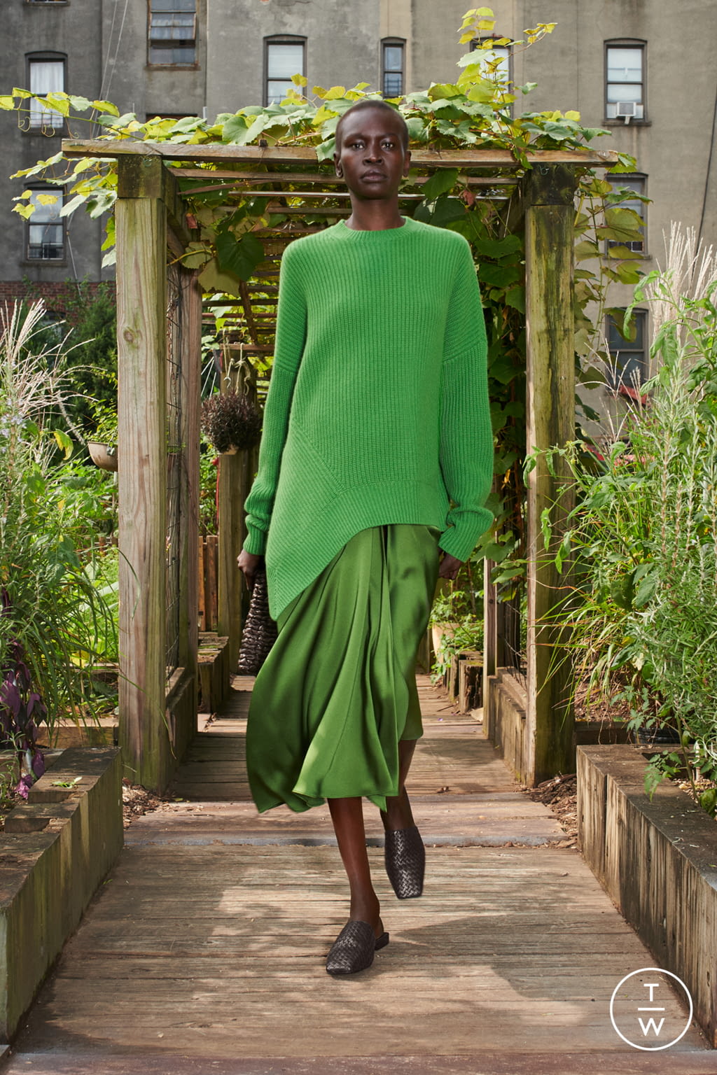 Fashion Week New York Spring/Summer 2021 look 15 de la collection Michael Kors Collection womenswear