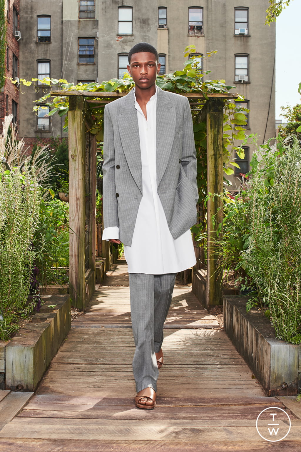 Fashion Week New York Spring/Summer 2021 look 6 de la collection Michael Kors Collection womenswear