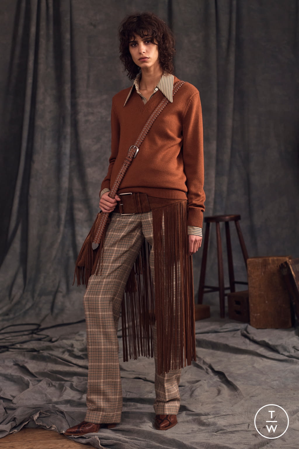 Fashion Week New York Pre-Fall 2020 look 32 from the Michael Kors Collection collection womenswear