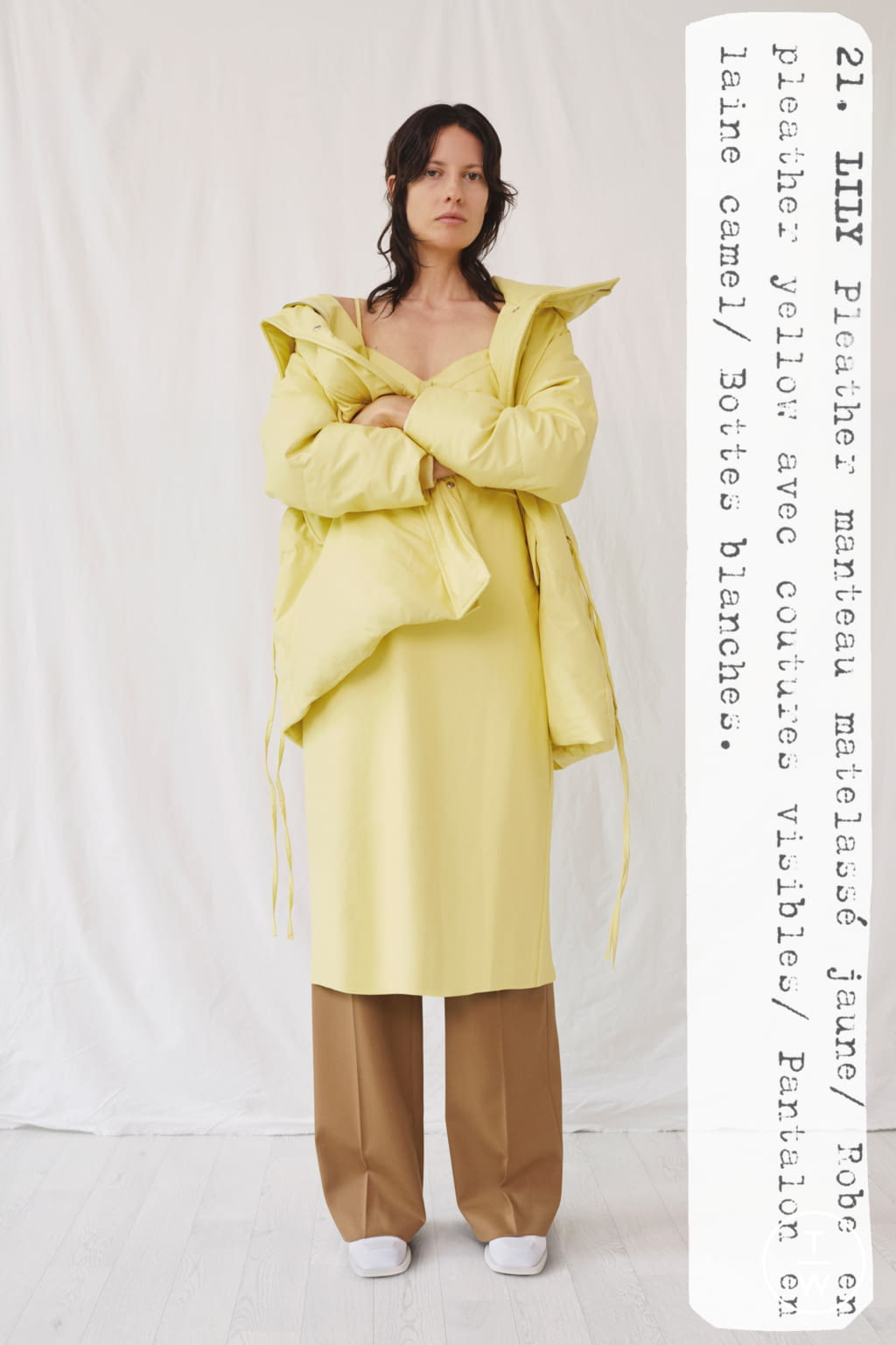 Fashion Week London Resort 2021 look 21 from the MM6 collection womenswear