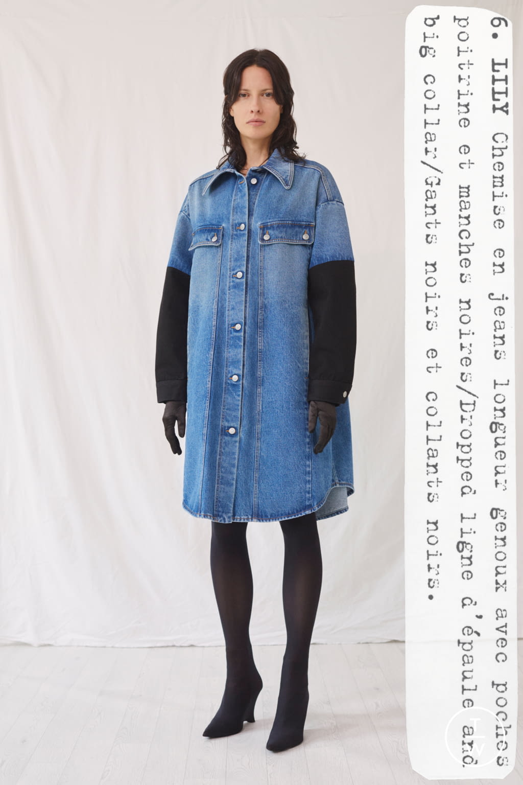 Fashion Week London Resort 2021 look 6 from the MM6 Maison Margiela collection womenswear