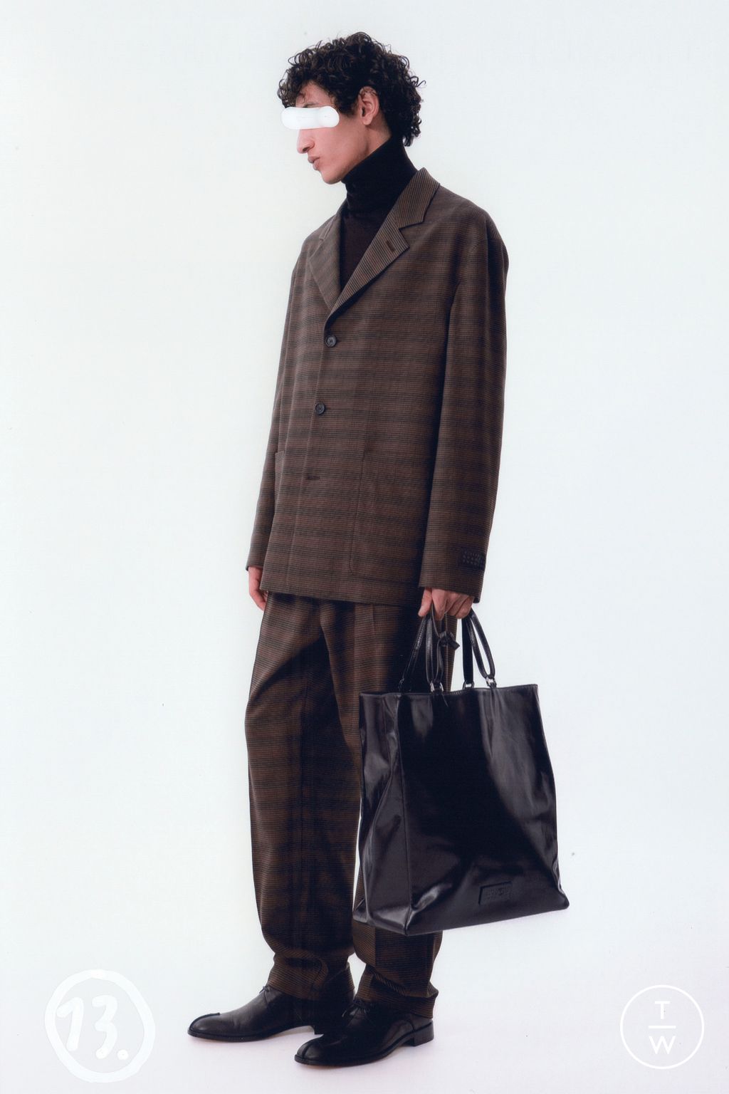 Fashion Week Milan Pre-Fall 2025 look 13 from the MM6 Maison Margiela collection menswear