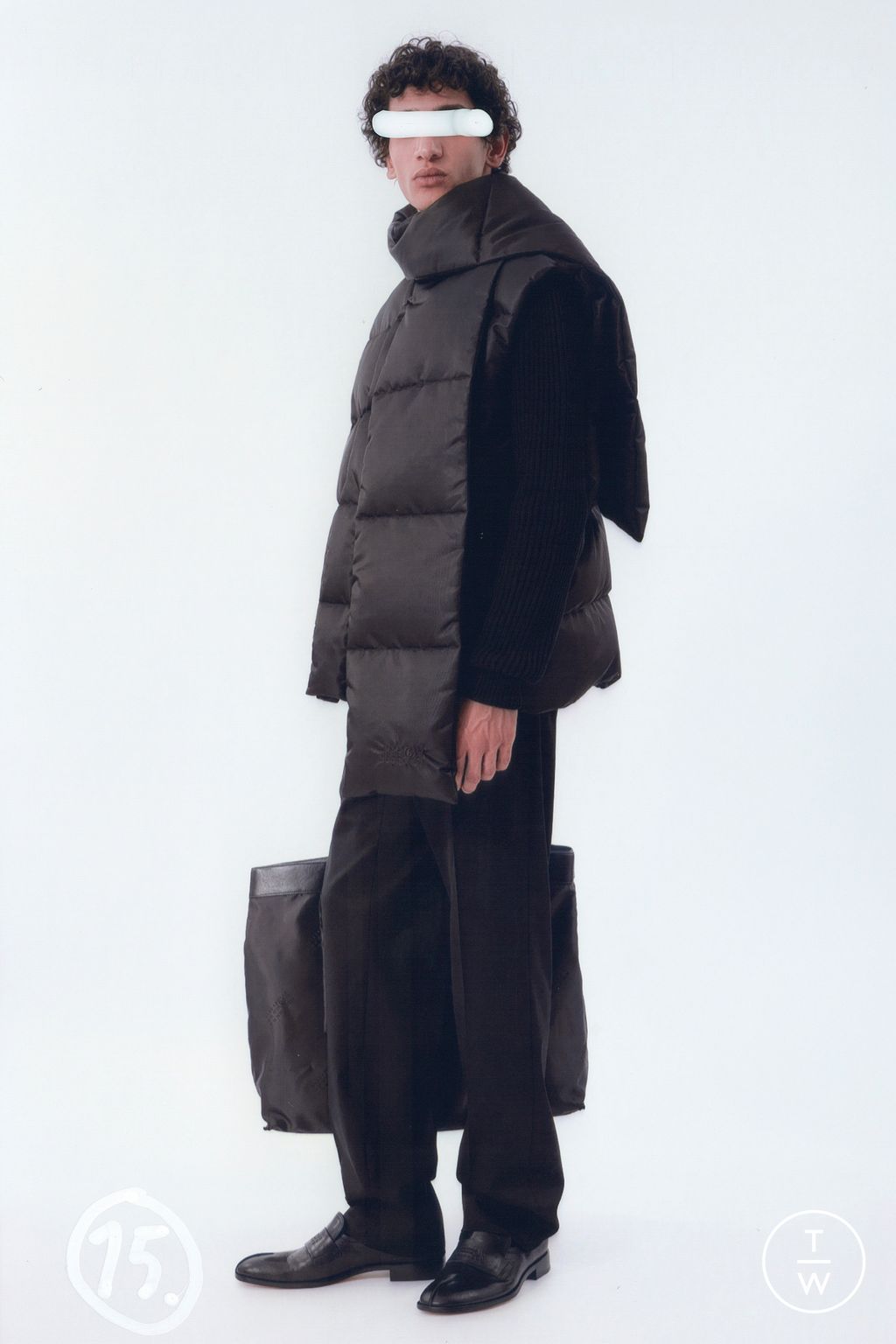 Fashion Week Milan Pre-Fall 2025 look 15 from the MM6 Maison Margiela collection menswear