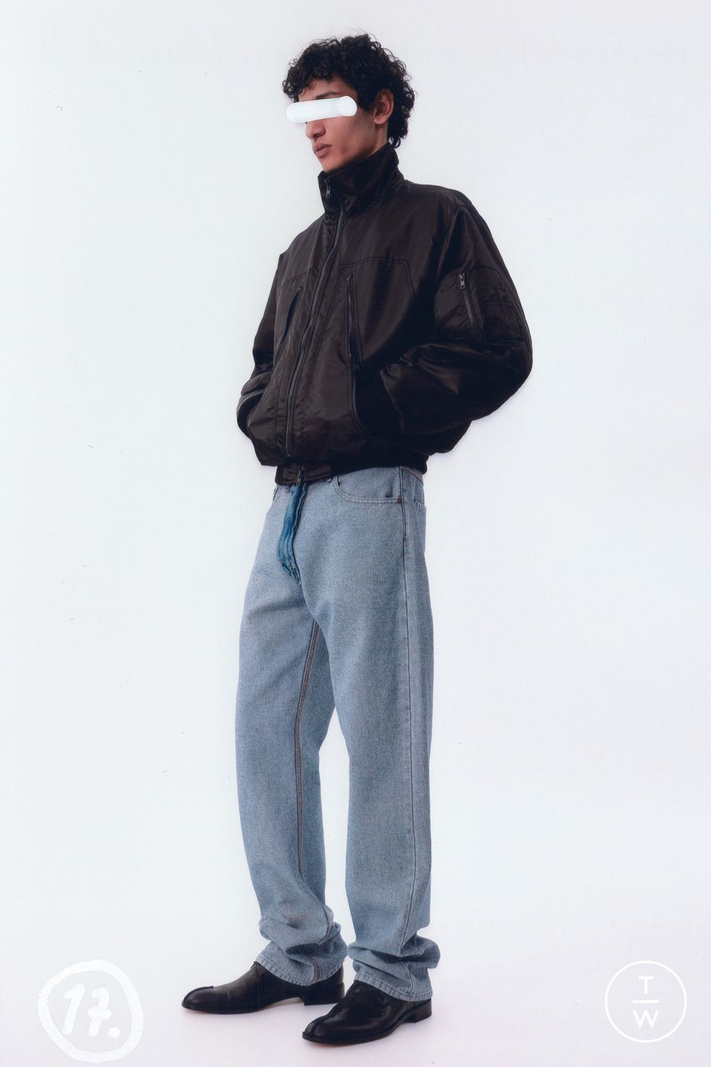 Fashion Week Milan Pre-Fall 2025 look 17 from the MM6 Maison Margiela collection menswear