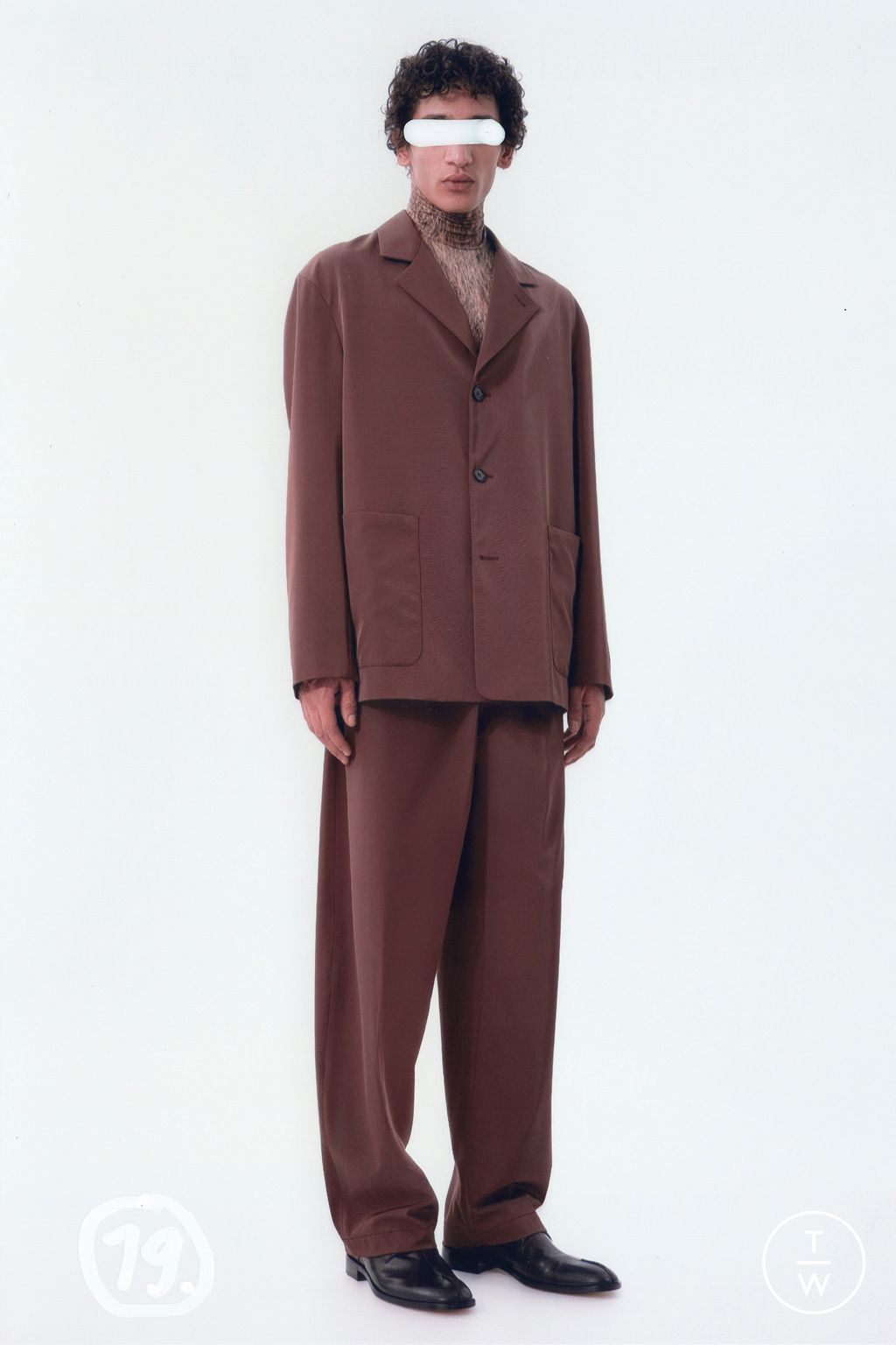 Fashion Week Milan Pre-Fall 2025 look 19 de la collection MM6 Maison Margiela menswear