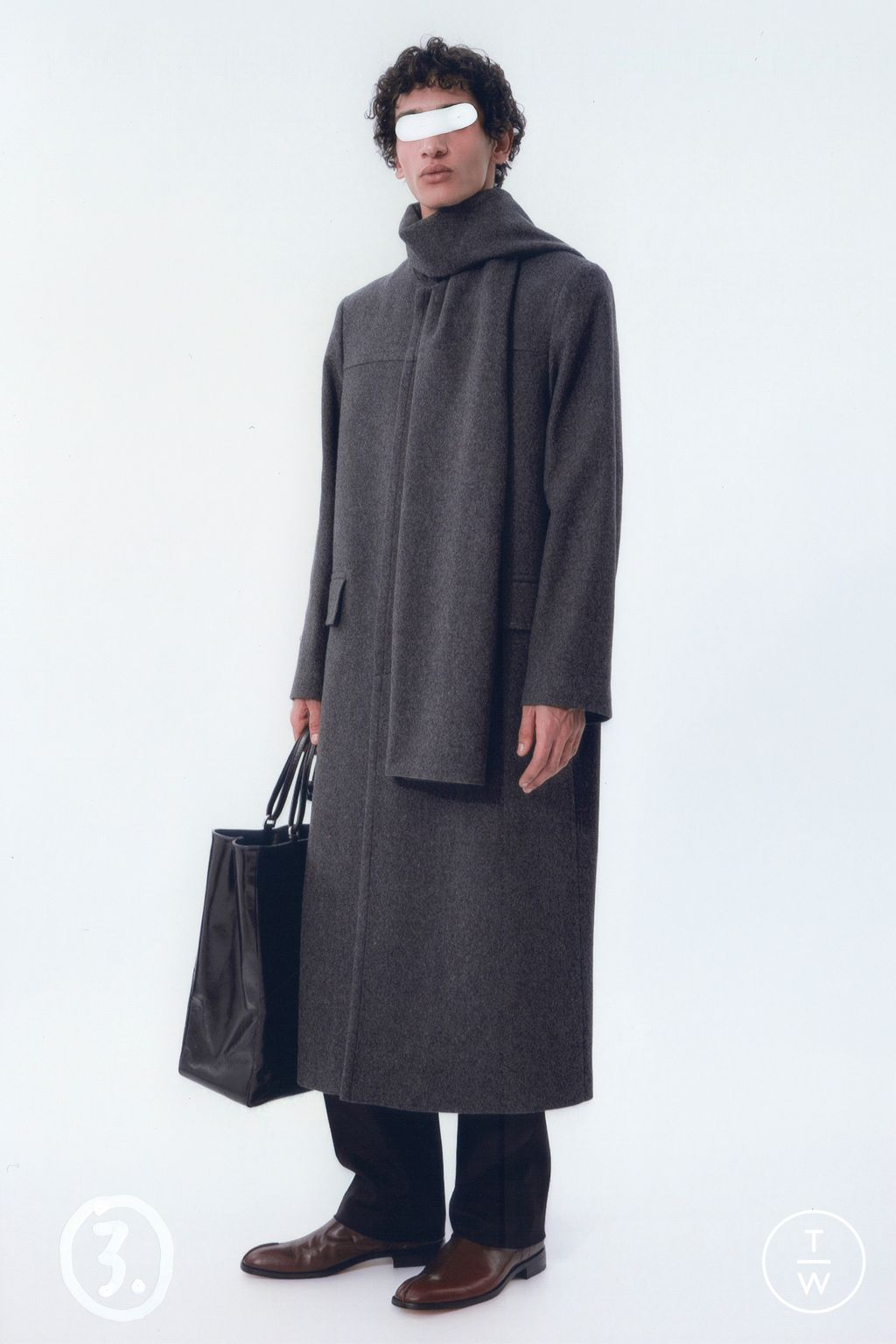 Fashion Week Milan Pre-Fall 2025 look 3 from the MM6 Maison Margiela collection menswear