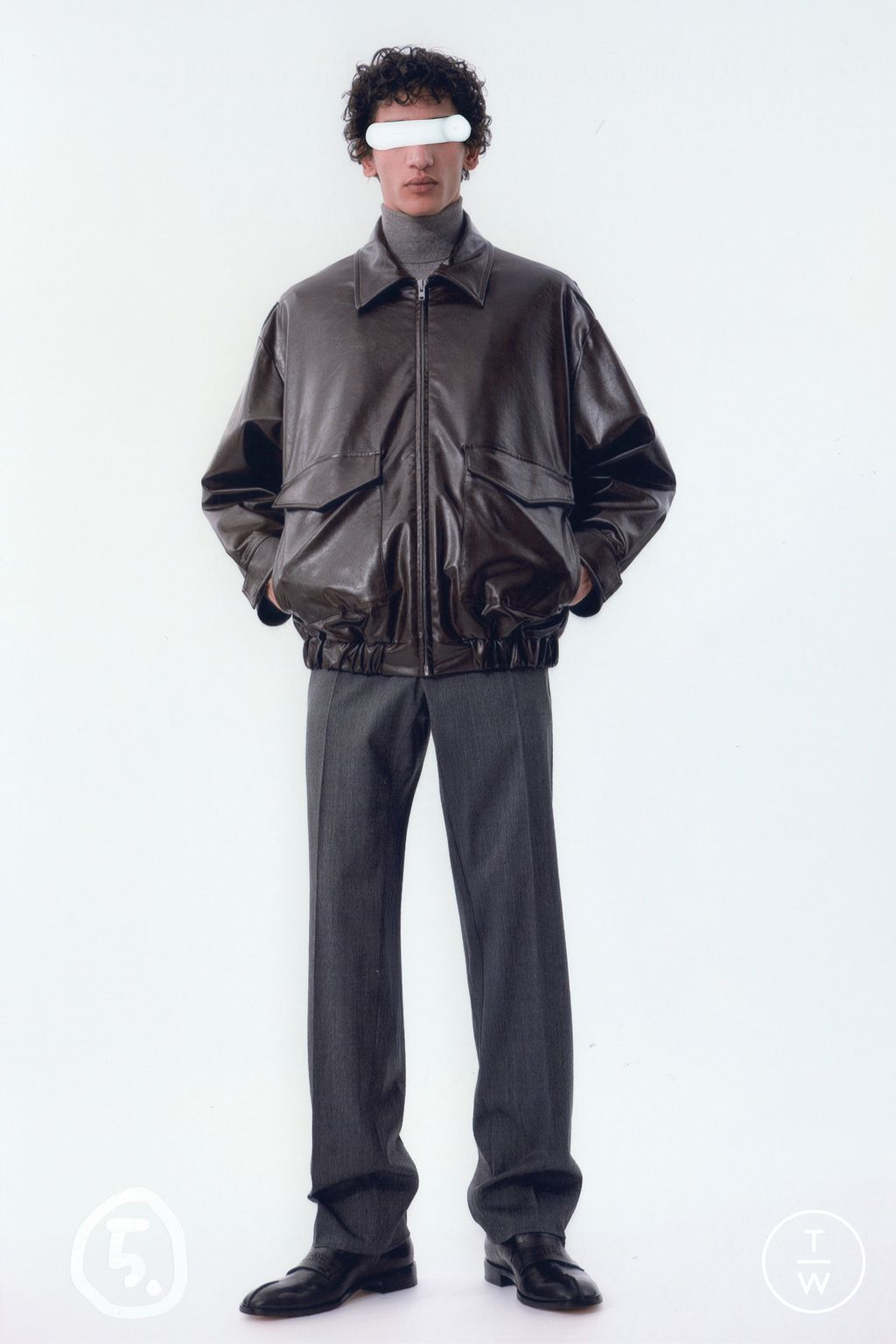 Fashion Week Milan Pre-Fall 2025 look 5 from the MM6 Maison Margiela collection menswear