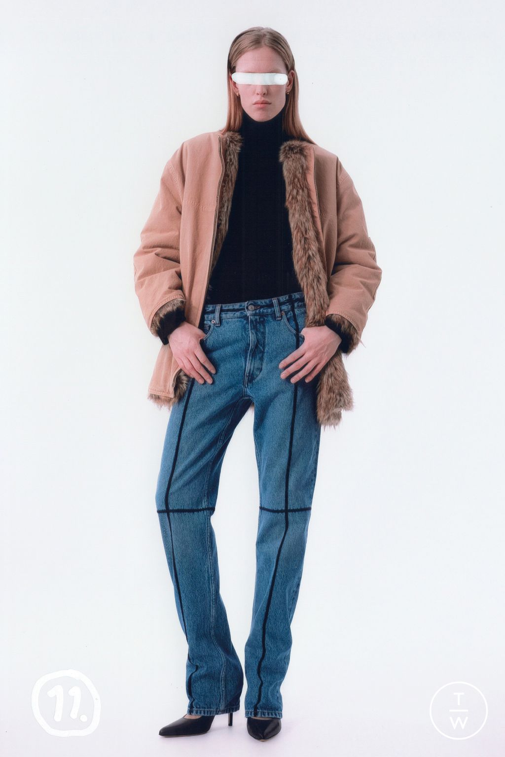 Fashion Week Milan Pre-Fall 2025 look 11 from the MM6 Maison Margiela collection womenswear