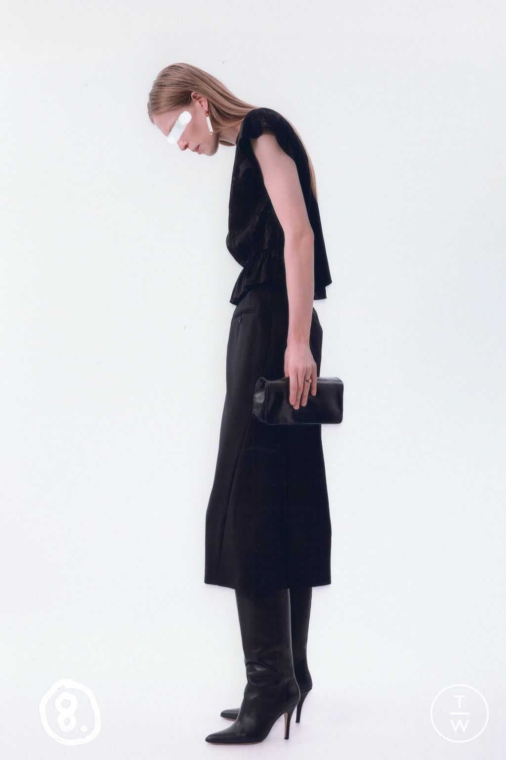 Fashion Week Milan Pre-Fall 2025 look 8 de la collection MM6 Maison Margiela womenswear
