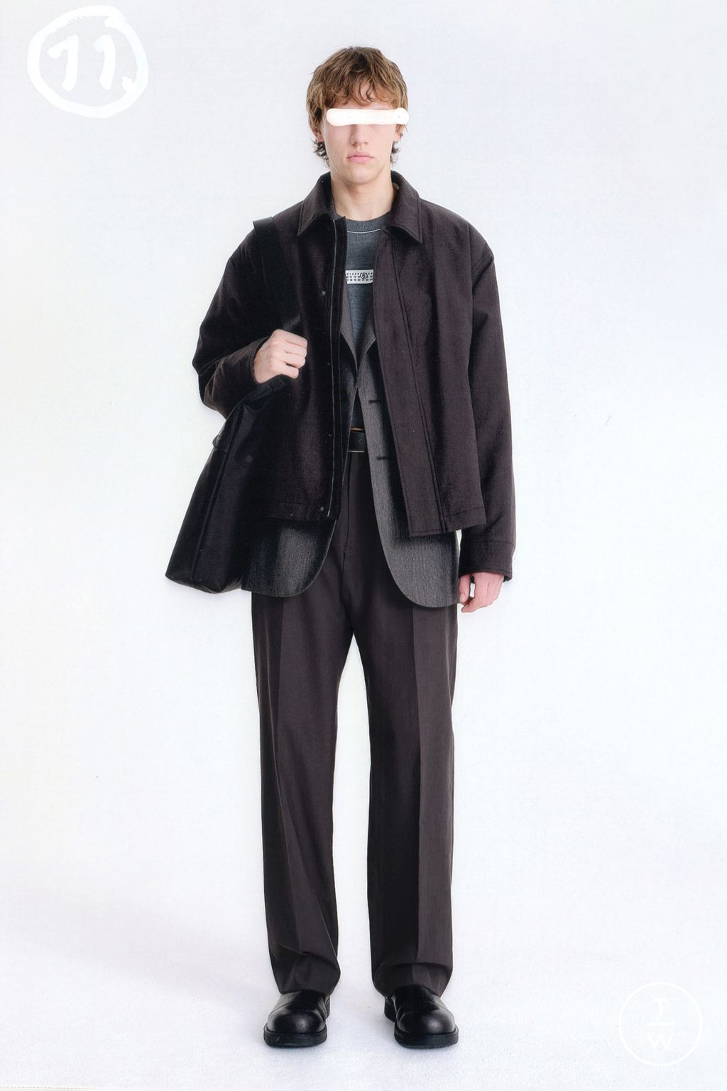 Fashion Week Milan Pre-Fall 2026 look 11 from the MM6 Maison Margiela collection menswear