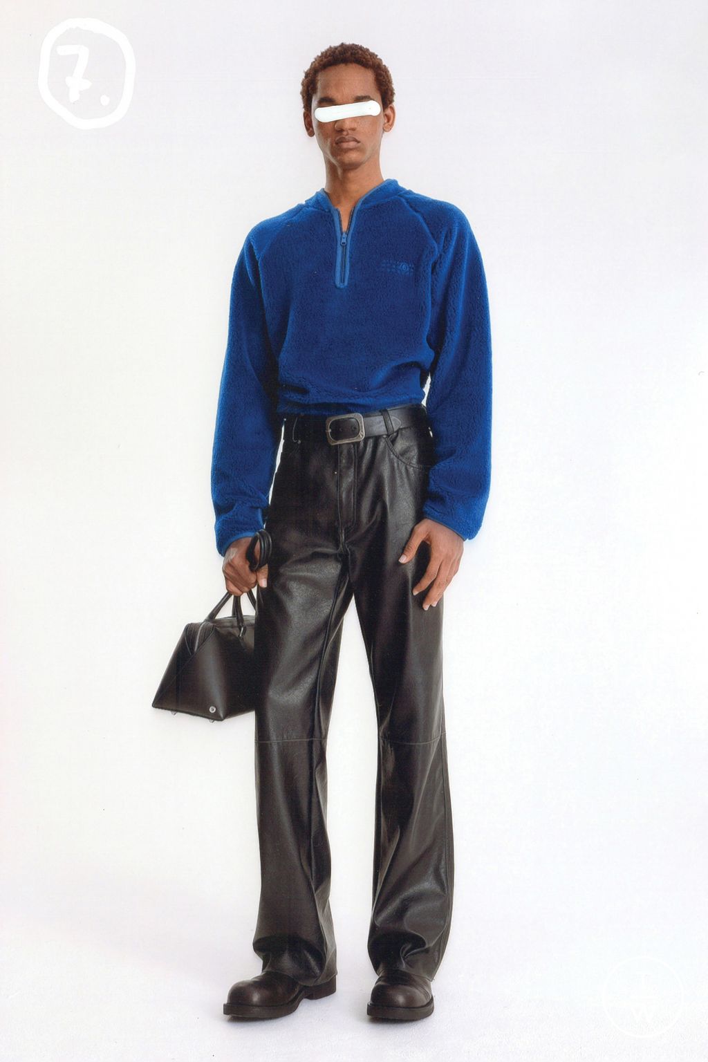 Fashion Week Milan Pre-Fall 2026 look 7 de la collection MM6 Maison Margiela menswear