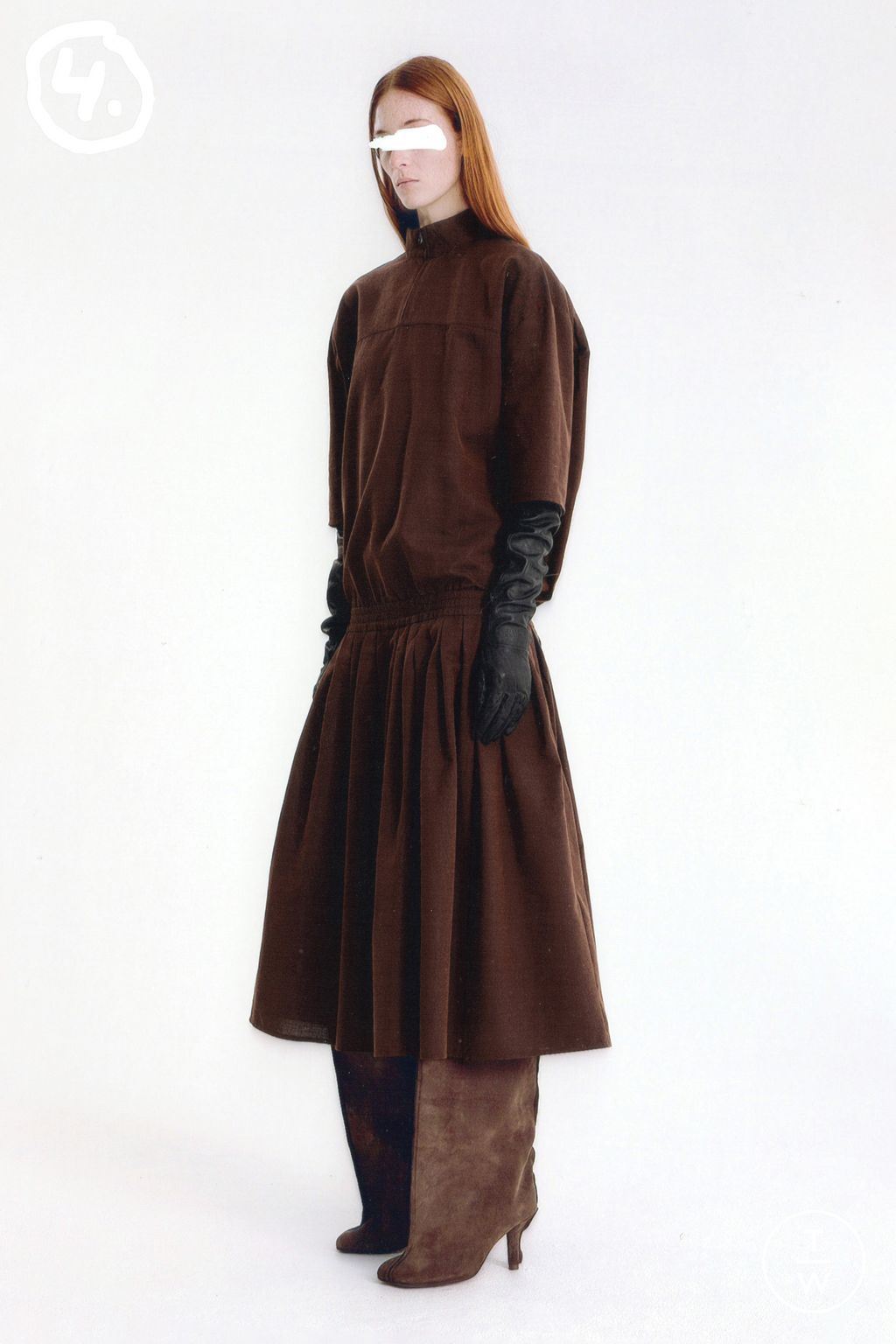 Fashion Week Milan Pre-Fall 2026 look 4 from the MM6 Maison Margiela collection womenswear