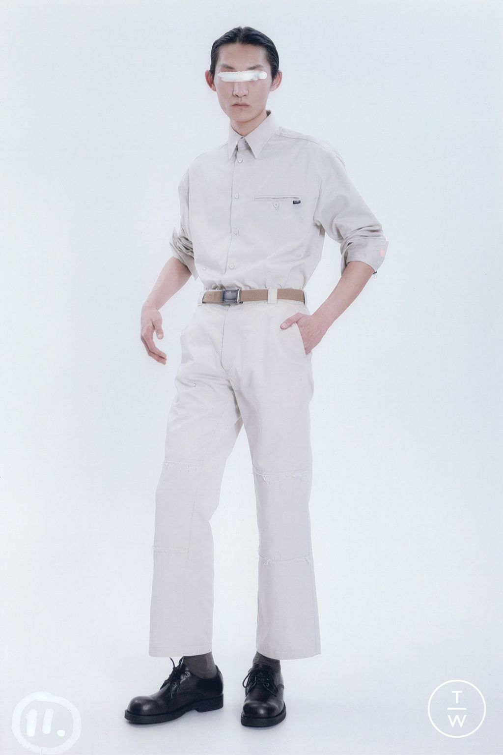 Fashion Week Milan Resort 2026 look 11 from the MM6 Maison Margiela collection menswear