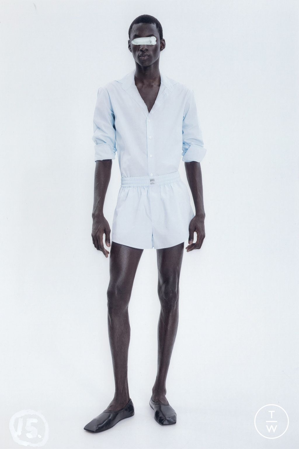 Fashion Week Milan Resort 2026 look 15 from the MM6 Maison Margiela collection menswear