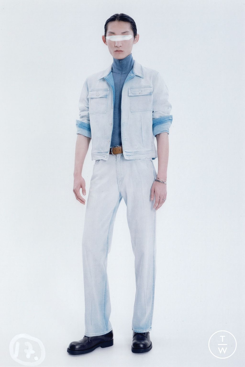 Fashion Week Milan Resort 2026 look 17 from the MM6 Maison Margiela collection menswear