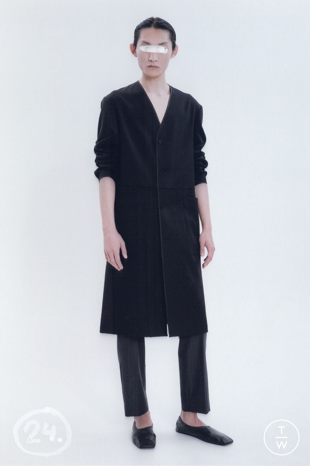 Fashion Week Milan Resort 2026 look 24 from the MM6 Maison Margiela collection menswear
