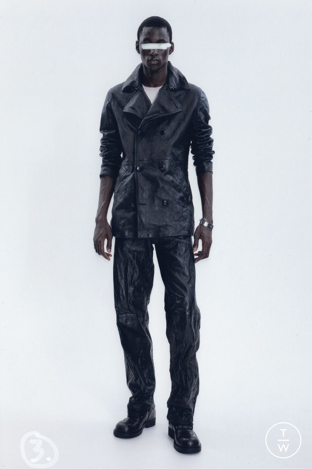 Fashion Week Milan Resort 2026 look 3 from the MM6 Maison Margiela collection menswear