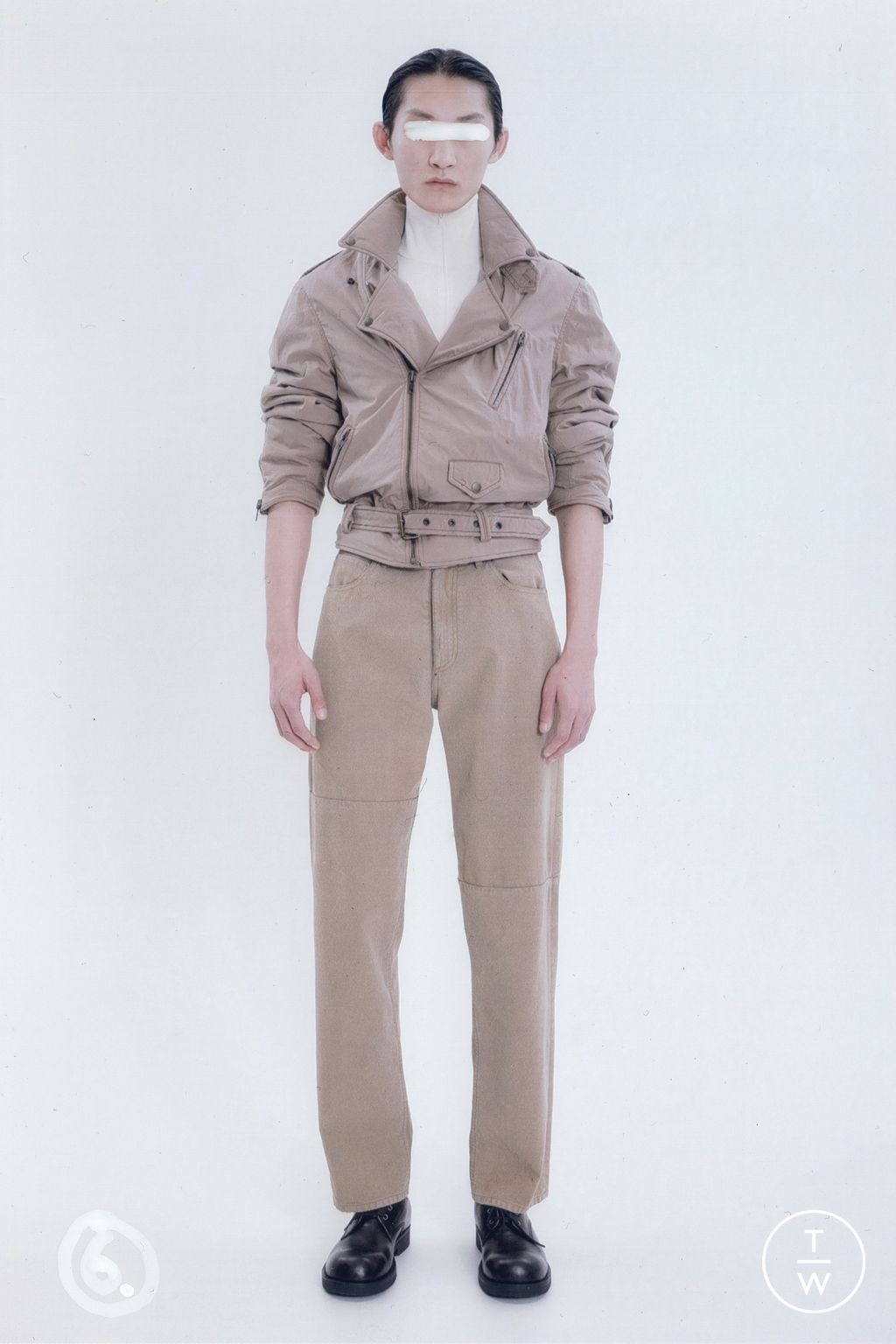 Fashion Week Milan Resort 2026 look 6 de la collection MM6 Maison Margiela menswear