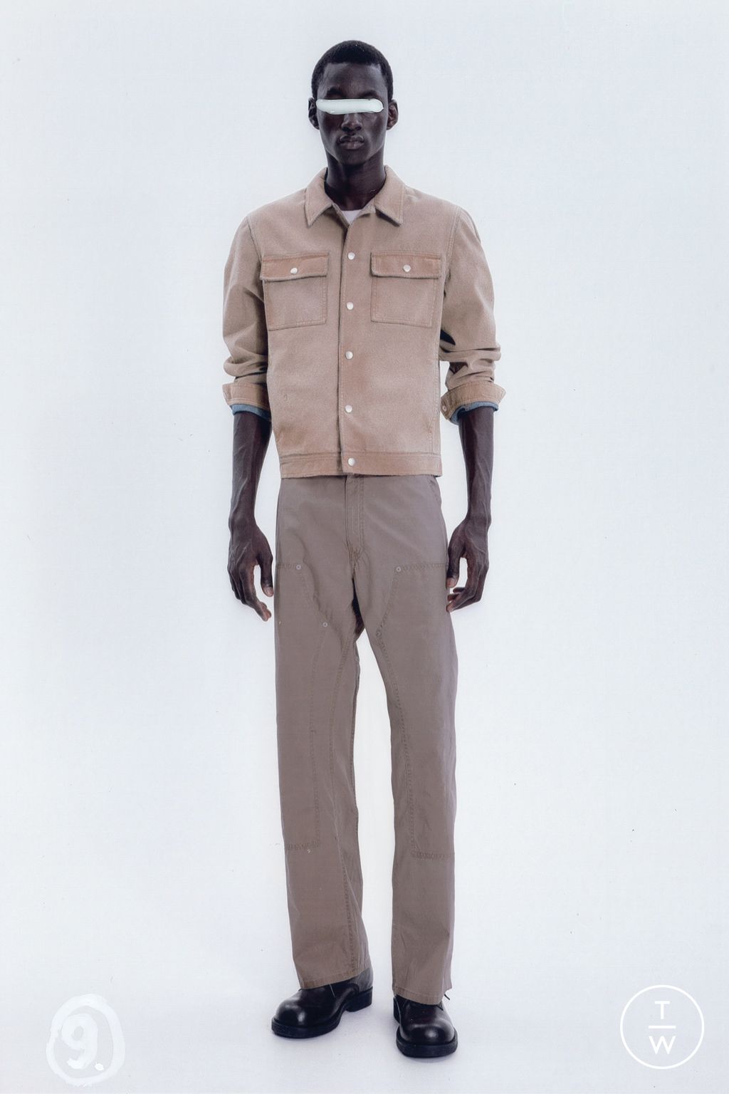 Fashion Week Milan Resort 2026 look 9 from the MM6 Maison Margiela collection menswear