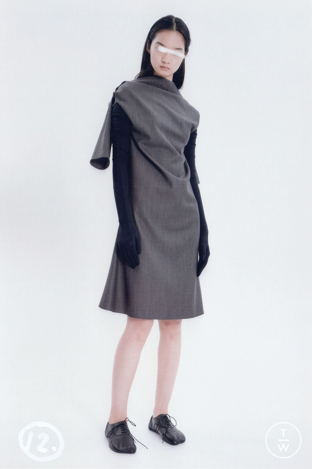 Fashion Week Milan Resort 2026 look 12 from the MM6 Maison Margiela collection womenswear