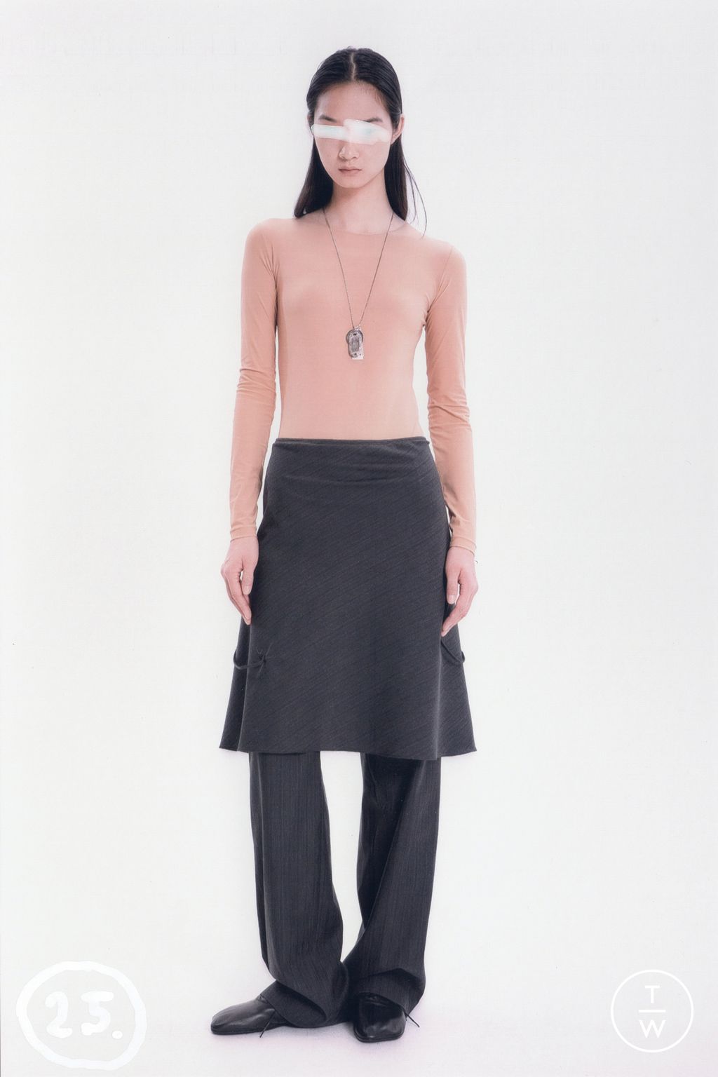 Fashion Week Milan Resort 2026 look 25 de la collection MM6 Maison Margiela womenswear