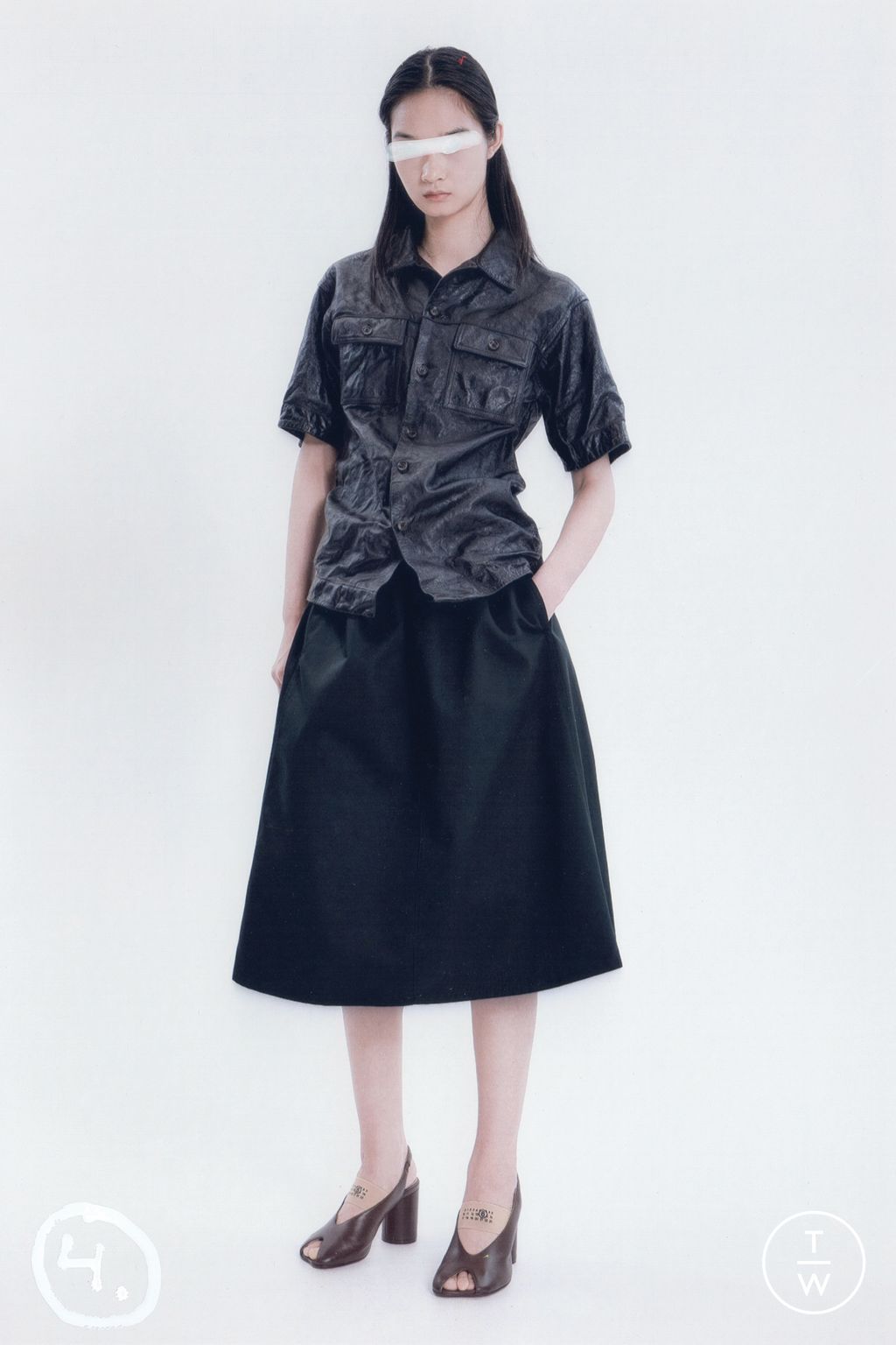 Fashion Week Milan Resort 2026 look 4 de la collection MM6 Maison Margiela womenswear