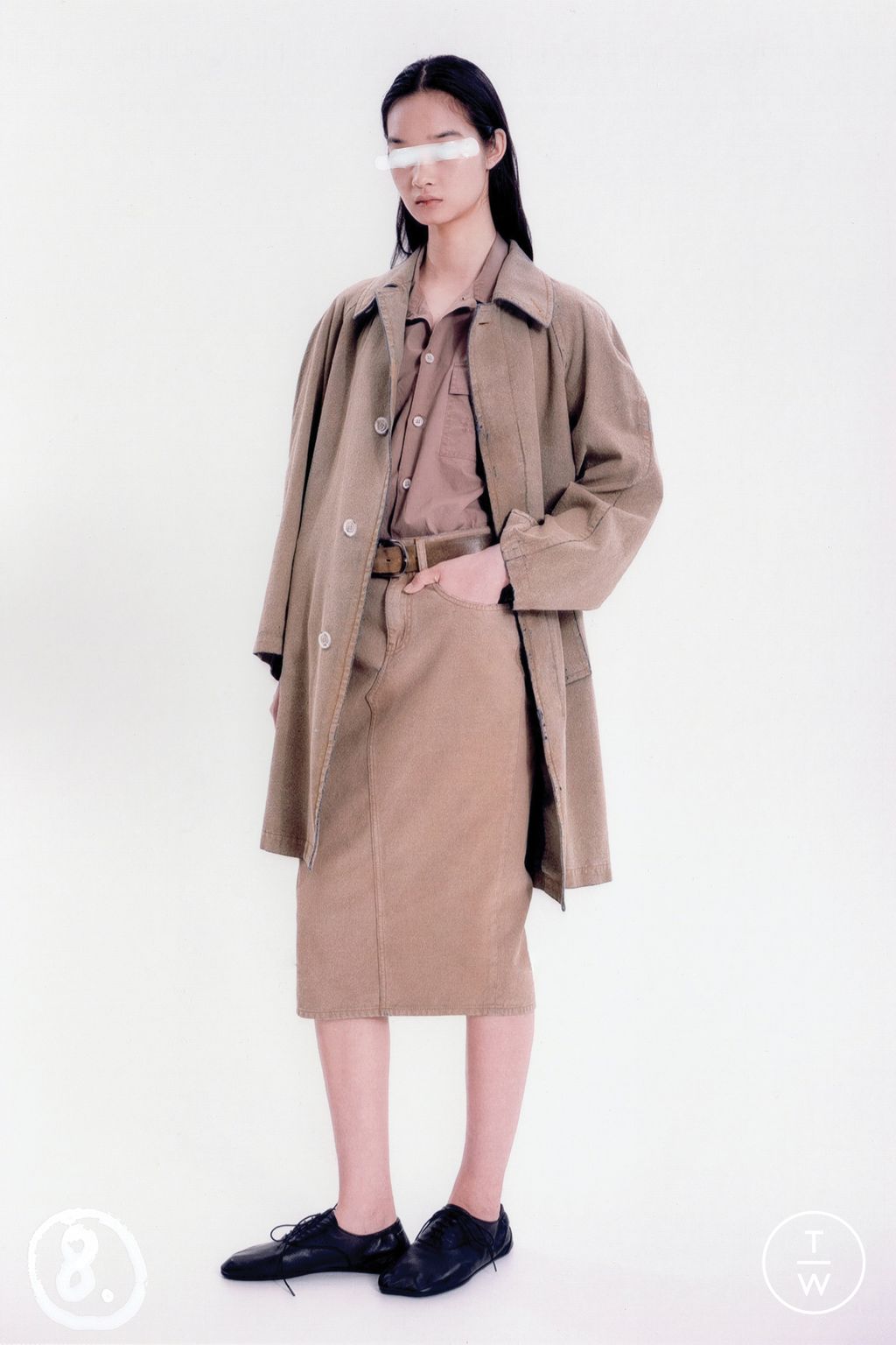 Fashion Week Milan Resort 2026 look 8 from the MM6 Maison Margiela collection womenswear