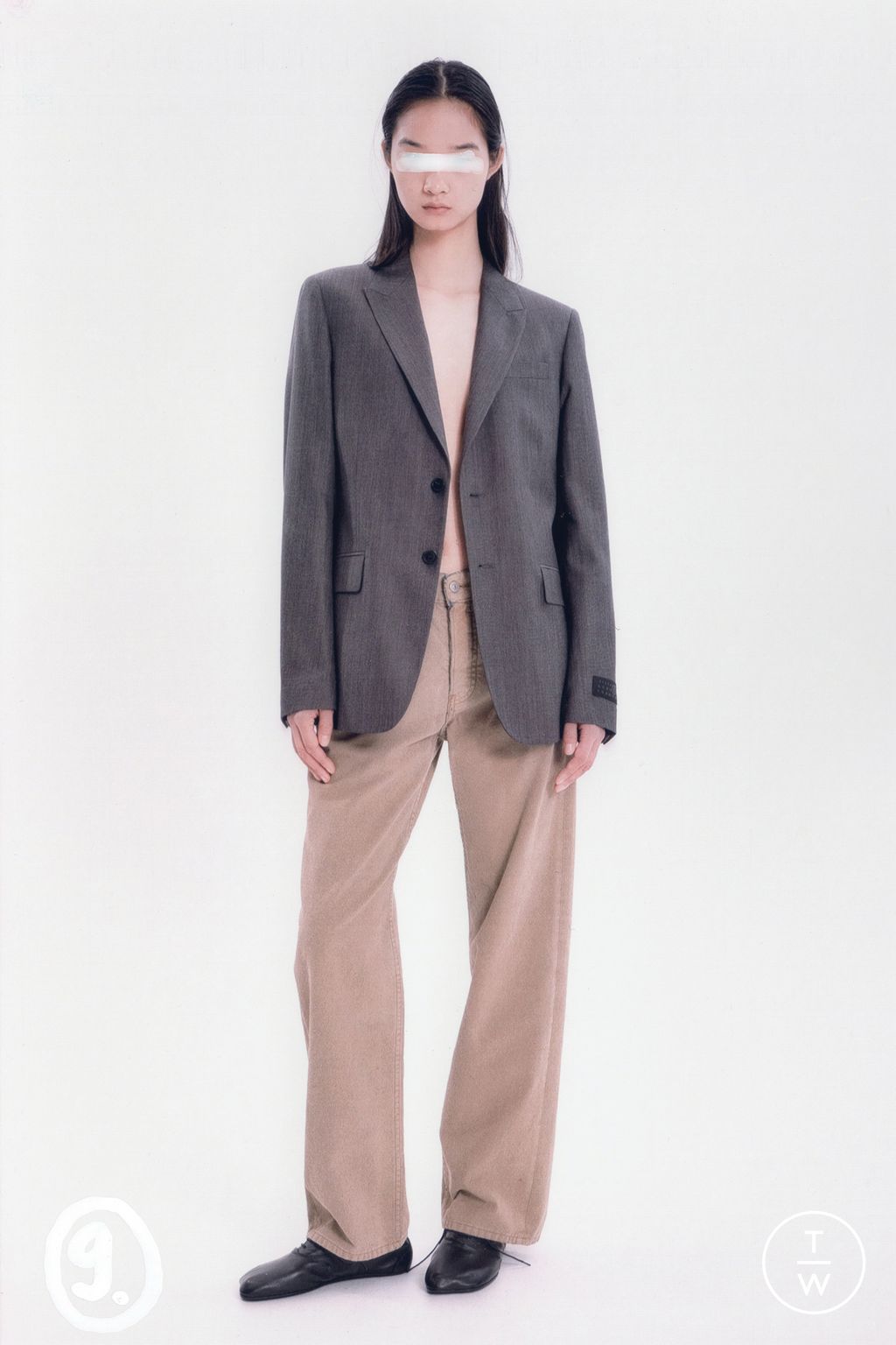 Fashion Week Milan Resort 2026 look 9 de la collection MM6 Maison Margiela womenswear